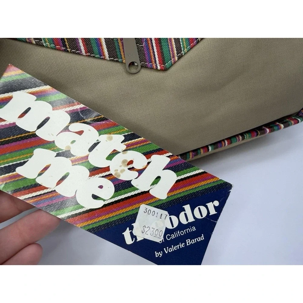 Theodor‎ Of California Valerie Barad Vintage Bag Purse Multicolor Retro Striped